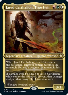 Jared Carthalion, True Heir (Foil Etched) [Commander Legends]