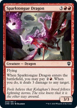 Sparktongue Dragon [Commander Legends]
