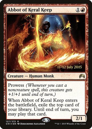 Abbot of Keral Keep [Magic Origins Promos]