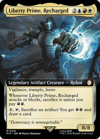 Liberty Prime, Recharged (Extended Art) [Fallout]