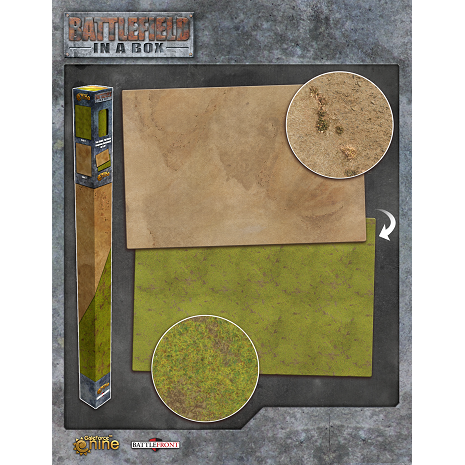 Game Mat 6x4 - Double Sided Desert/Plains