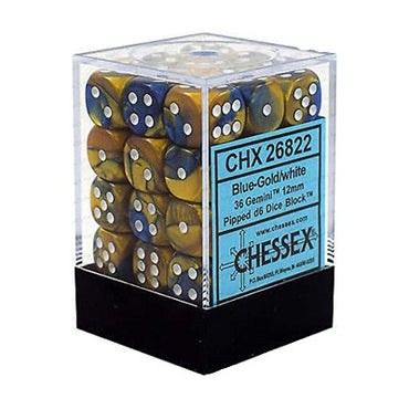 36D6 Set (12mm): Gemini Blue-Gold/White (CHX26822)