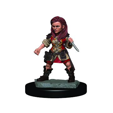 D&D Minis: Halfing Rogue (Female) (Prepainted)