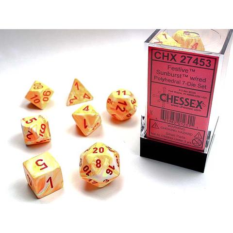 Festive Sunburst with Red 16mm RPG Set (7)