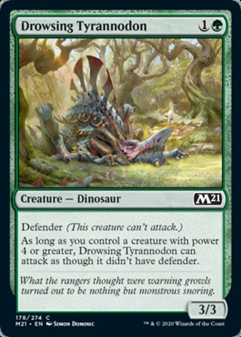 Drowsing Tyrannodon [Core Set 2021]