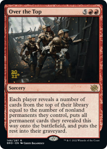 Over the Top [The Brothers' War: Prerelease Promos]