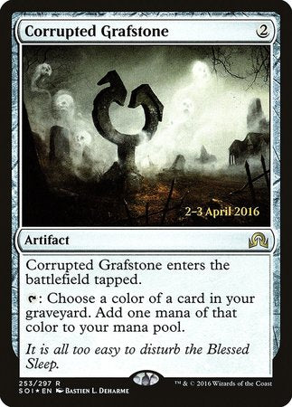Corrupted Grafstone [Shadows over Innistrad Promos]