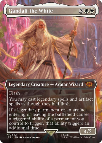 Gandalf the White (Borderless Alternate Art) [The Lord of the Rings: Tales of Middle-Earth]