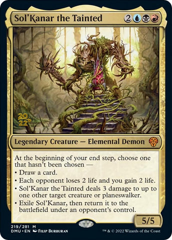Sol'Kanar the Tainted [Dominaria United Prerelease Promos]