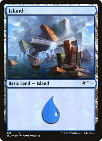 Island (Well Read) (555) [Secret Lair Drop Promos]
