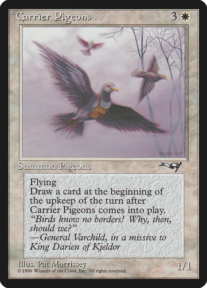 Carrier Pigeons (Flying Art) [Alliances]