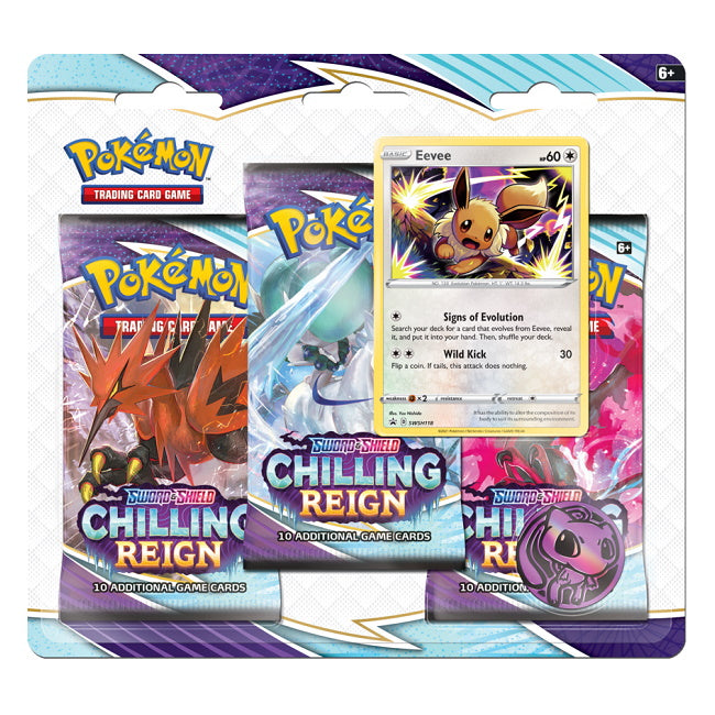 Pokemon: Chilling Reign 3-Pack Blister