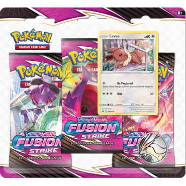 Pokemon: Fushion Strike 3-Pack Blister