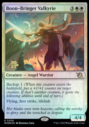 Boon-Bringer Valkyrie [March of the Machine Prerelease Promos]