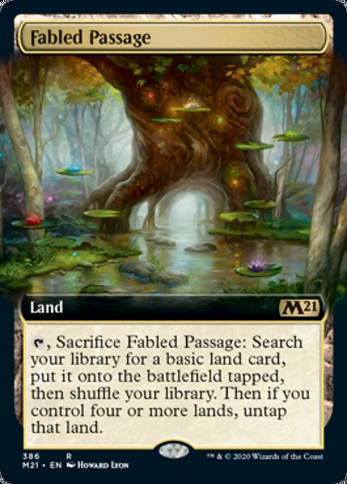 Fabled Passage (Extended Art) [Core Set 2021]
