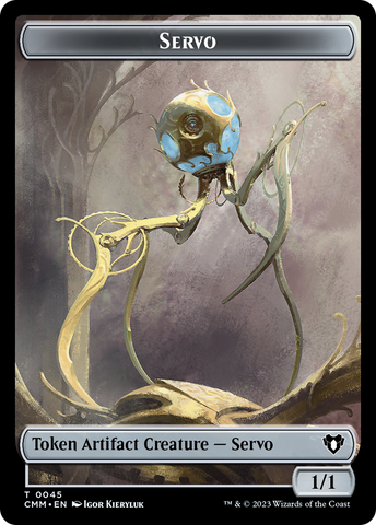 Servo // Elephant Double-Sided Token [Commander Masters Tokens]
