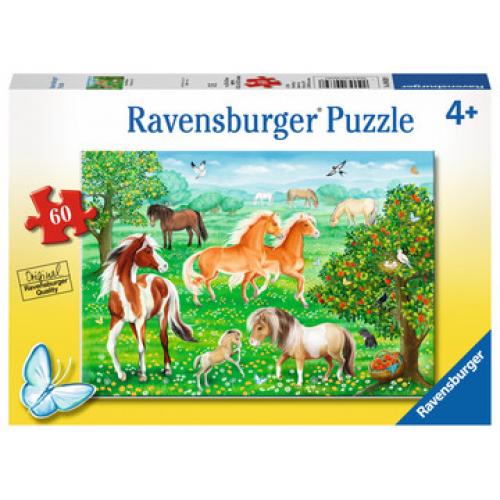 Puzzle: Ravensburger - Horse Meadow<br />(60 pcs)