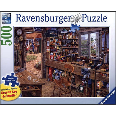 Ravensburger Puzzles (500 Pieces): Dad's Shed