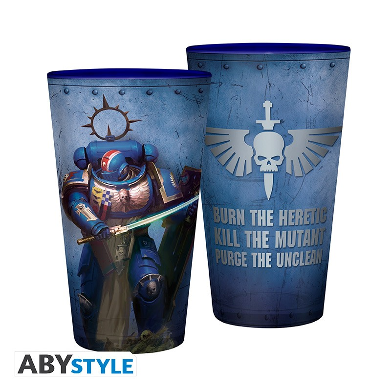 Warhammer 40k: Large Glass: Ultramarine 14 OZ