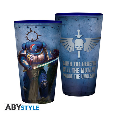 Warhammer 40k: Large Glass: Ultramarine 14 OZ