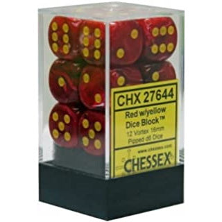 12D6 Set (16mm): Vortex Red/Yellow (CHX27444)
