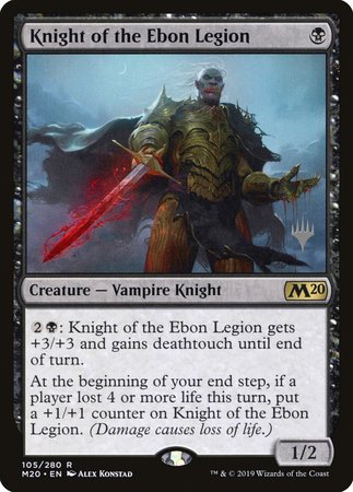 Knight of the Ebon Legion [Core Set 2020 Promos]