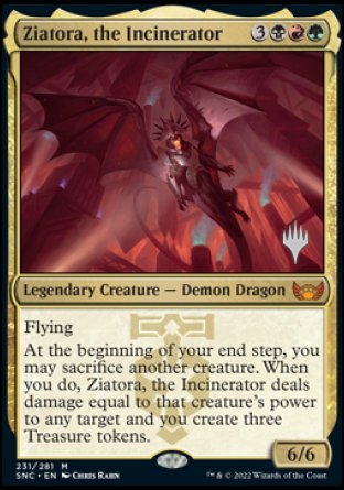 Ziatora, the Incinerator (Promo Pack) [Streets of New Capenna Promos]
