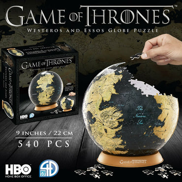 Puzzle: 3D Puzzle: Westeros & Essos Globe (540 pc)