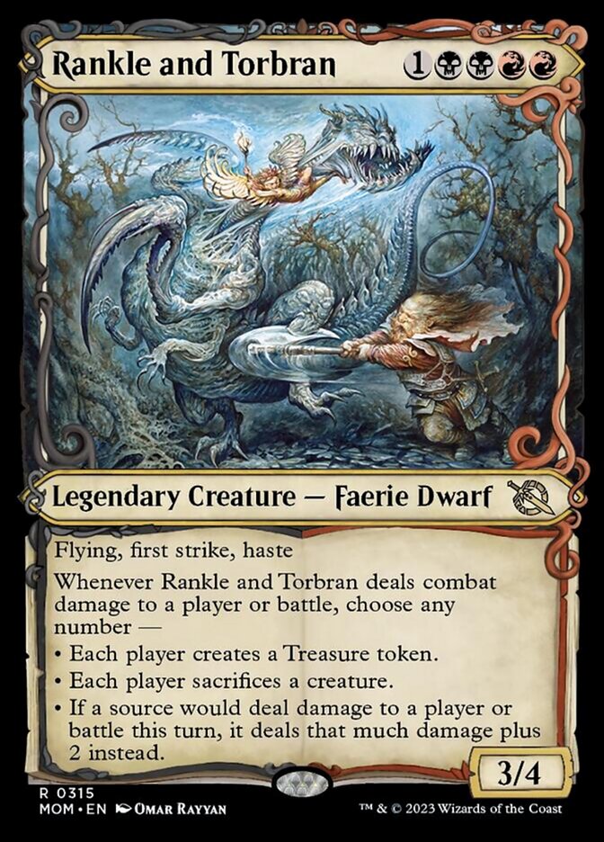 Rankle and Torbran (Showcase Planar Booster Fun) [March of the Machine]