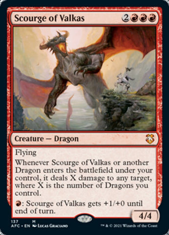 Scourge of Valkas [Dungeons & Dragons: Adventures in the Forgotten Realms Commander]