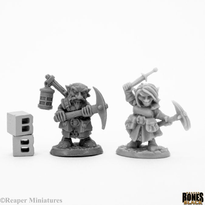 Reaper Minis: Deep Gnome Heroes