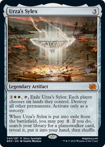 Urza's Sylex (Promo Pack) [The Brothers' War Promos]