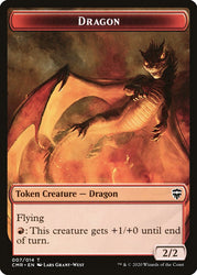 Dragon // Treasure Token [Commander Legends Tokens]