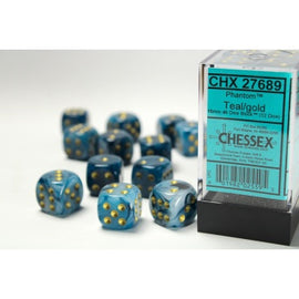 12D6 Set (16mm): Phantom Teal/Gold (CHX27689)