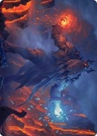 Aegar, the Freezing Flame Art Card [Kaldheim: Art Series]
