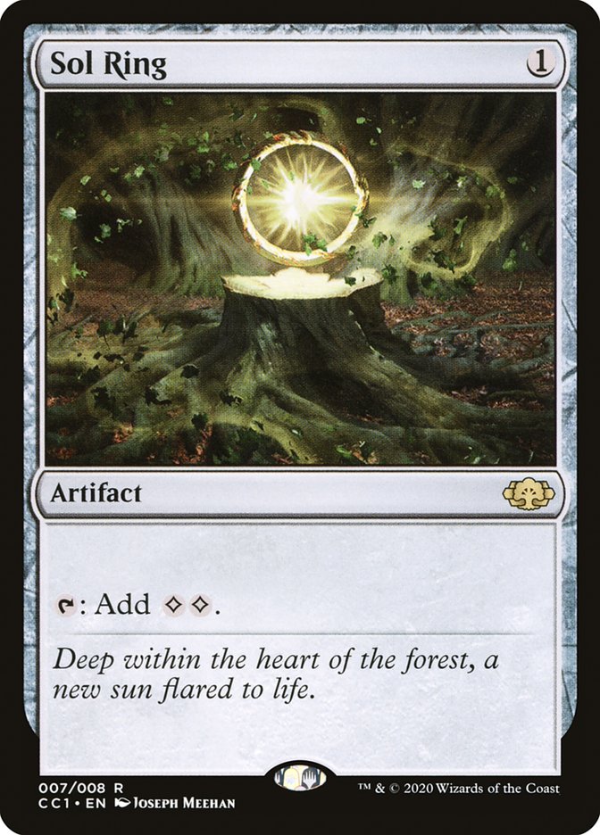 sol ring mtg final fantasy Sol Ring [Commander Collection Green]