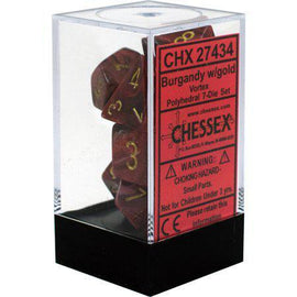 RPG Dice: Vortex Burgundy/Gold (CHX27434)