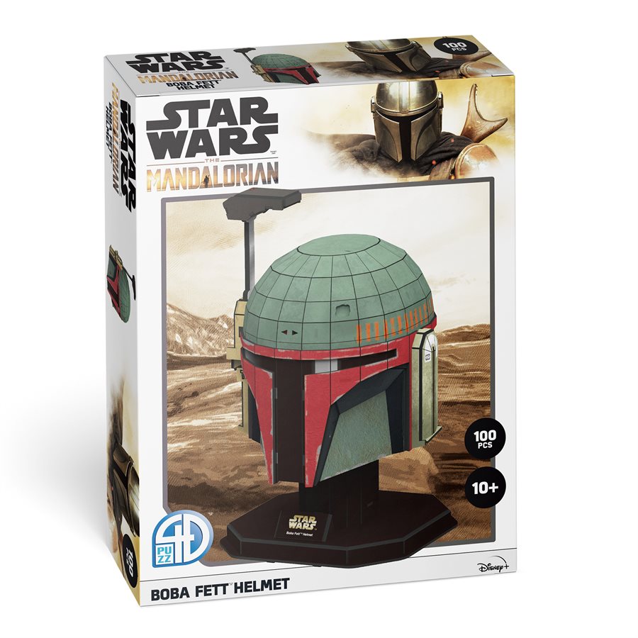 4D Cityscape Puzzles (100 Pieces): Star Wars - Boba Fett Helmet