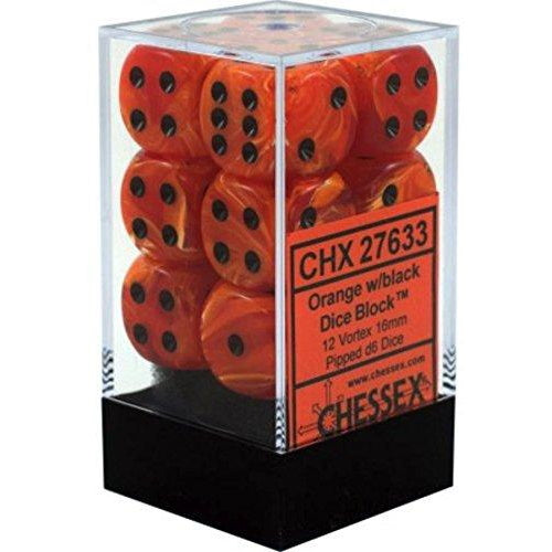 12D6 Set (16mm): Vortex Orange/Black (CHX27633)