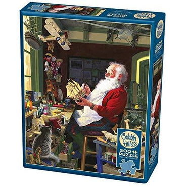 Cobble Hill Puzzles: Family Pieces: Santa's Workbench