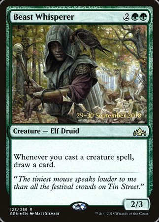 Beast Whisperer [Guilds of Ravnica Promos]