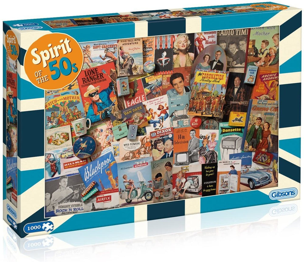 Gibsons Puzzles (1000 Pieces): Spirit of the 50s