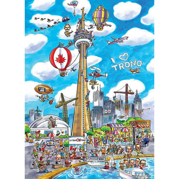 Cobble Hill Puzzles: 1000 Pieces: Toronto