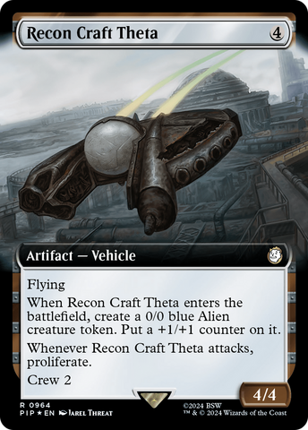 Recon Craft Theta (Extended Art) (Surge Foil) [Fallout]