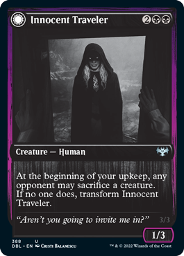 Innocent Traveler // Malicious Invader [Innistrad: Double Feature]