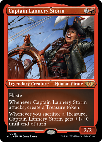Captain Lannery Storm (Foil Etched) [Multiverse Legends]