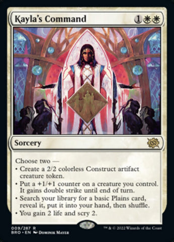 Kayla's Command (Promo Pack) [The Brothers' War Promos]
