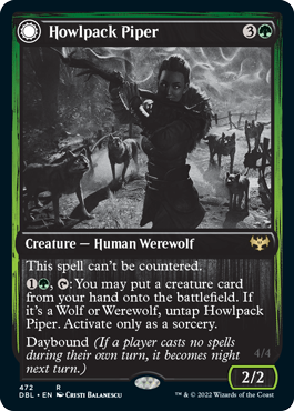 Howlpack Piper // Wildsong Howler [Innistrad: Double Feature]