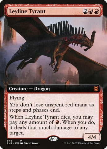 Leyline Tyrant (Extended Art) [Zendikar Rising]