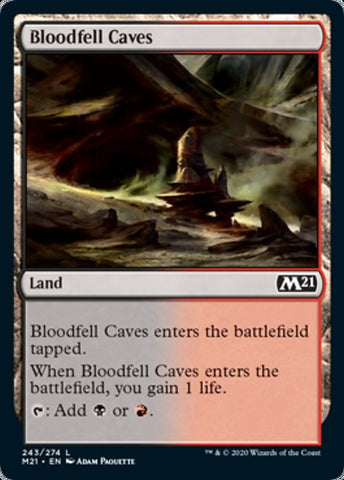 Bloodfell Caves [Core Set 2021]
